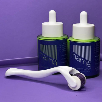 NAMA Hair Growth 10‑Week Dermaroller Package | 2 Bottles for $160